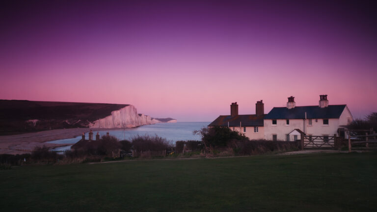 4k Seven Sisters Cliffs Wallpaper