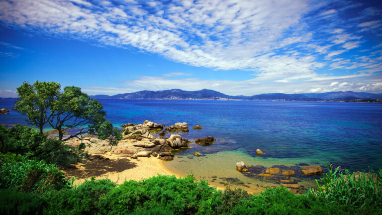 4K Porticcio Beach Corsica Wallpaper