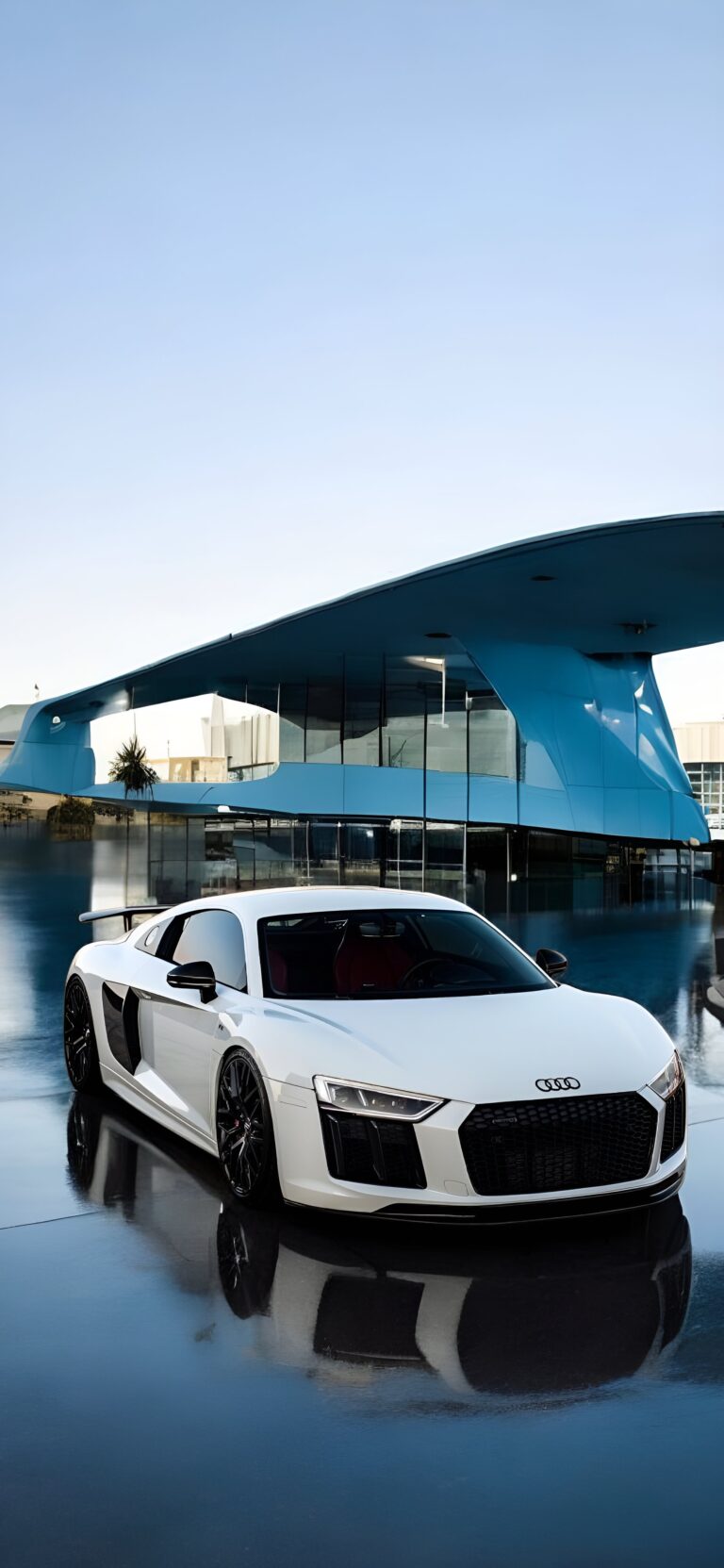 White Audi R8