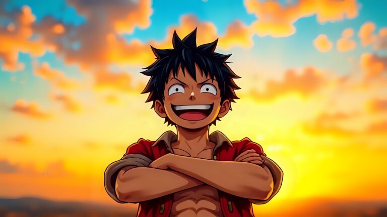 Monkey D. Luffy confident smile