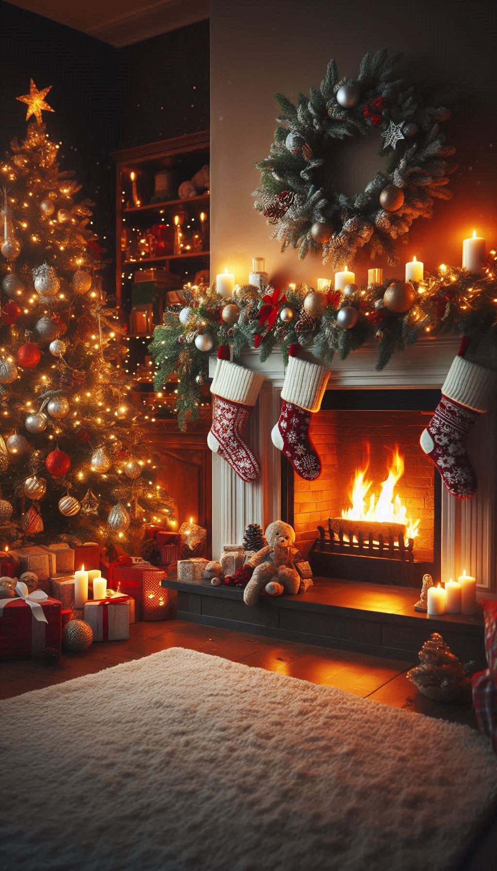 Cozy 4k Christmas wallpaper