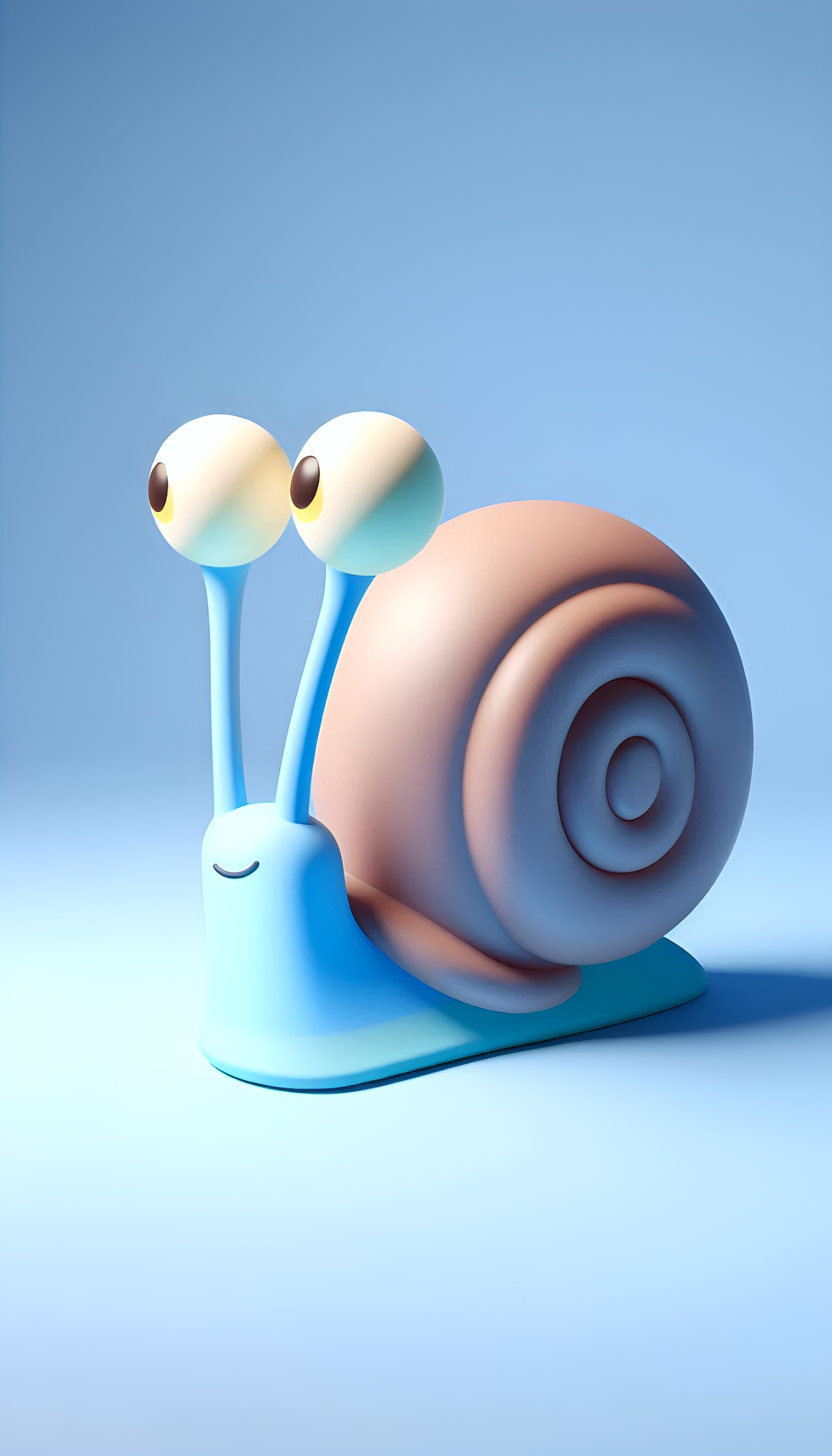 Minimalist Gary The Snail Wallpaper