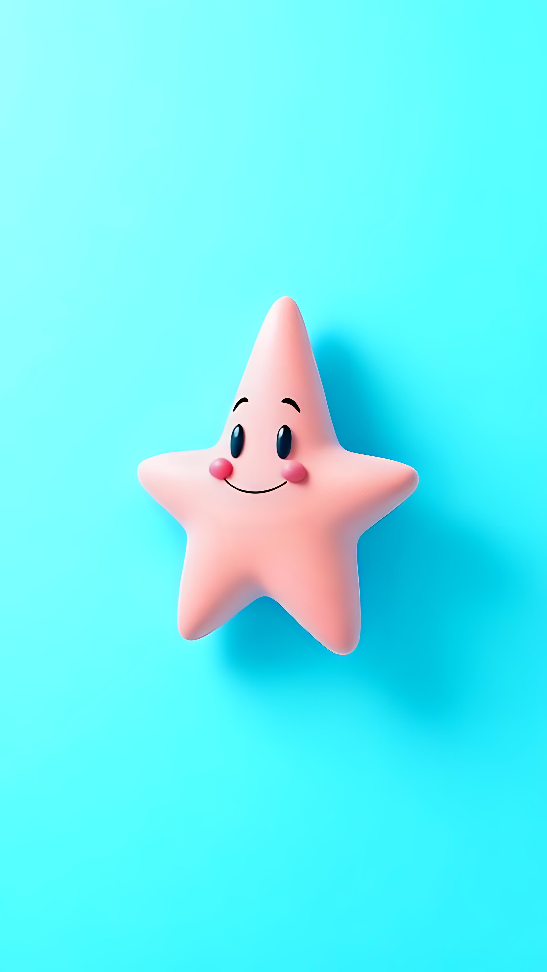 Minimalist Patrick Star Wallpaper