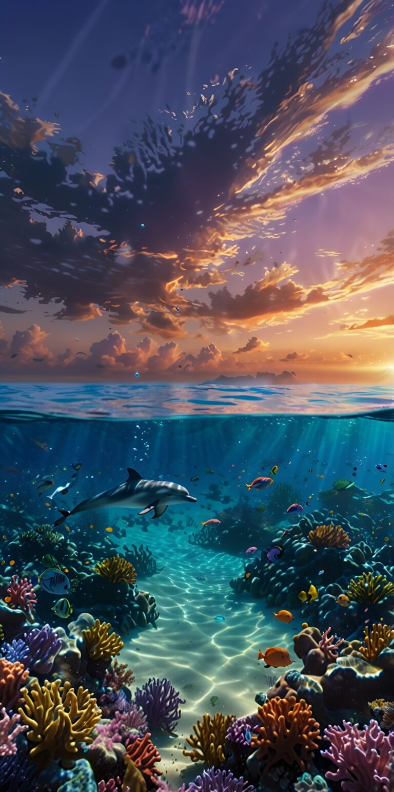 Enchanted Underwater World Wallpaper