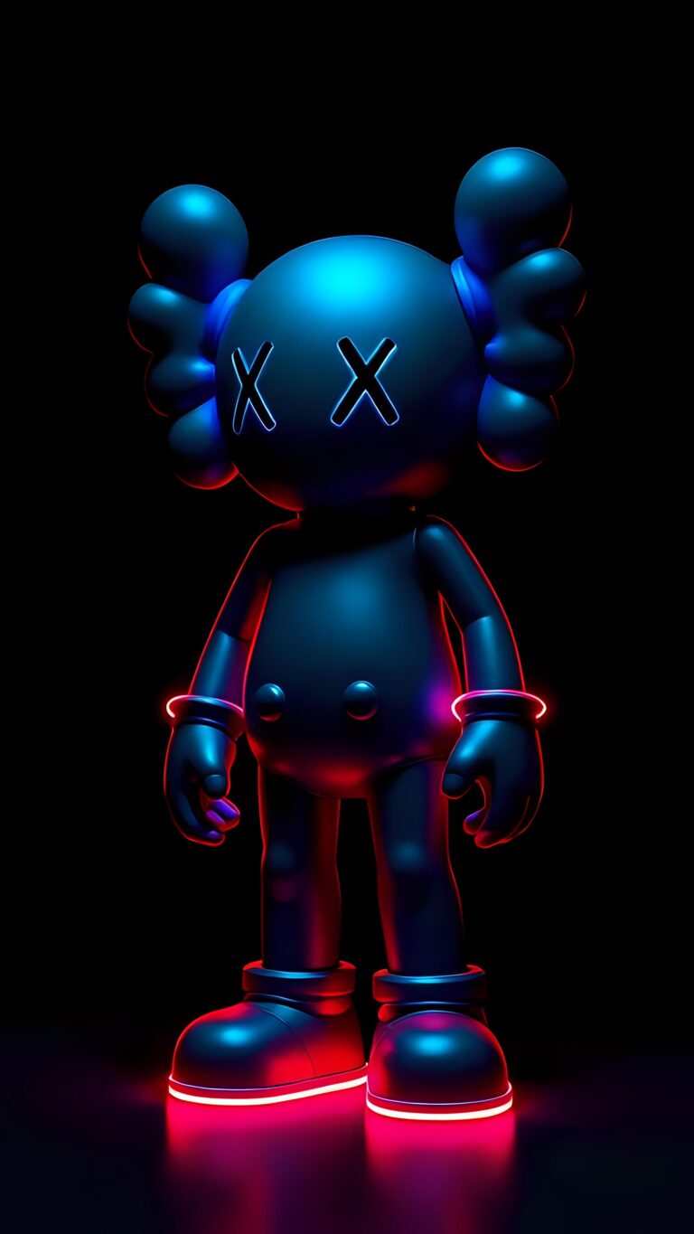 Kaws Neon Wallpaper