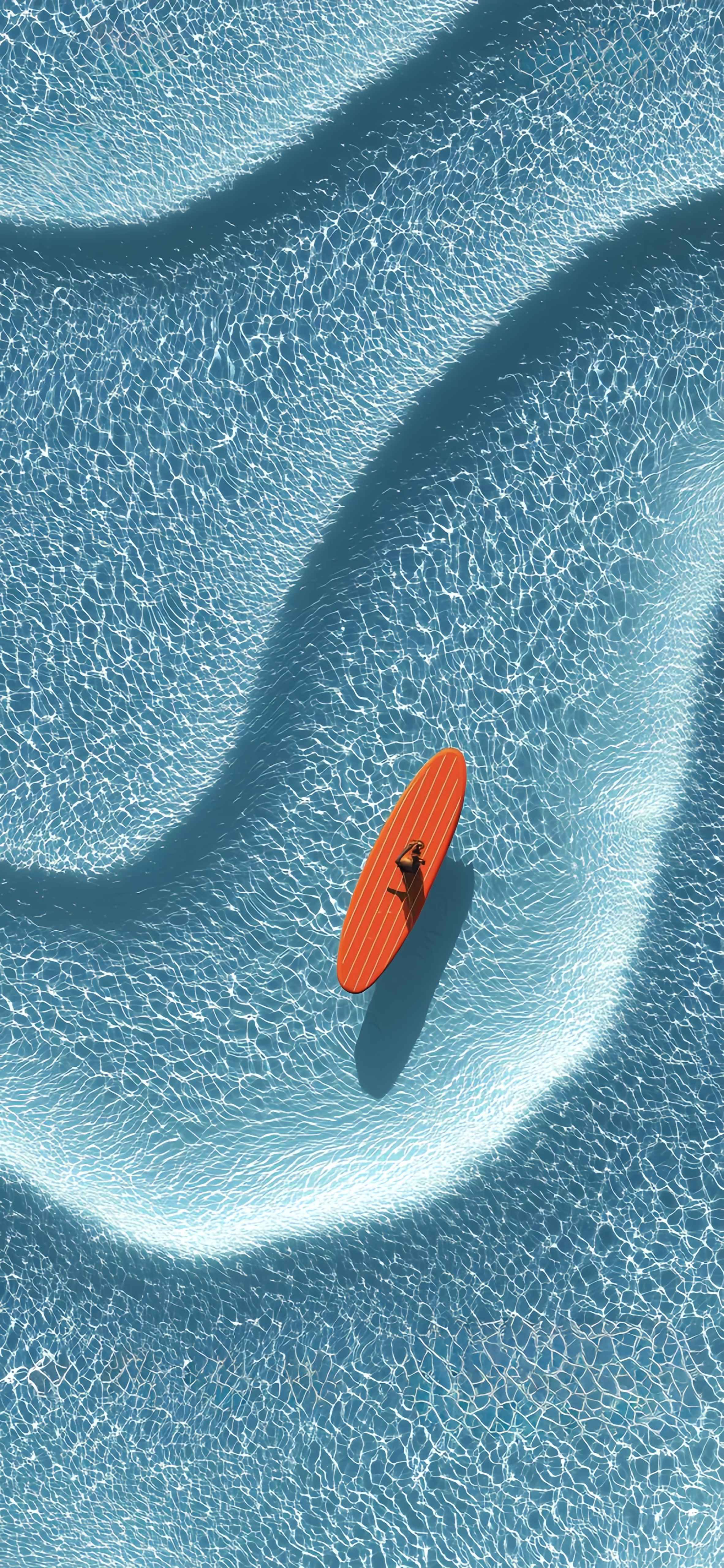 Abstract Aerial Paddleboard Pool Water Wallpaper 6 iphone_14_pro