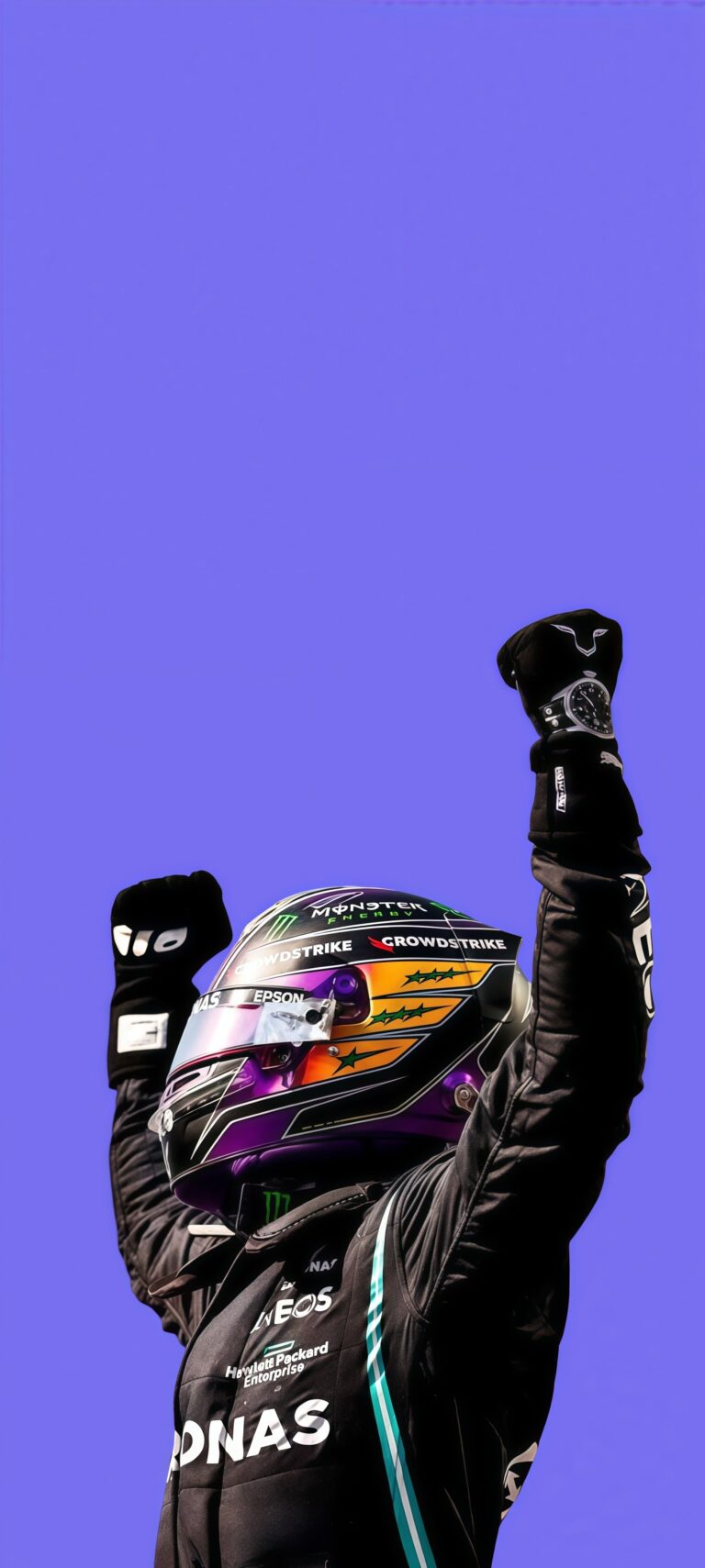 Lewis Hamilton Victory Wallpaper