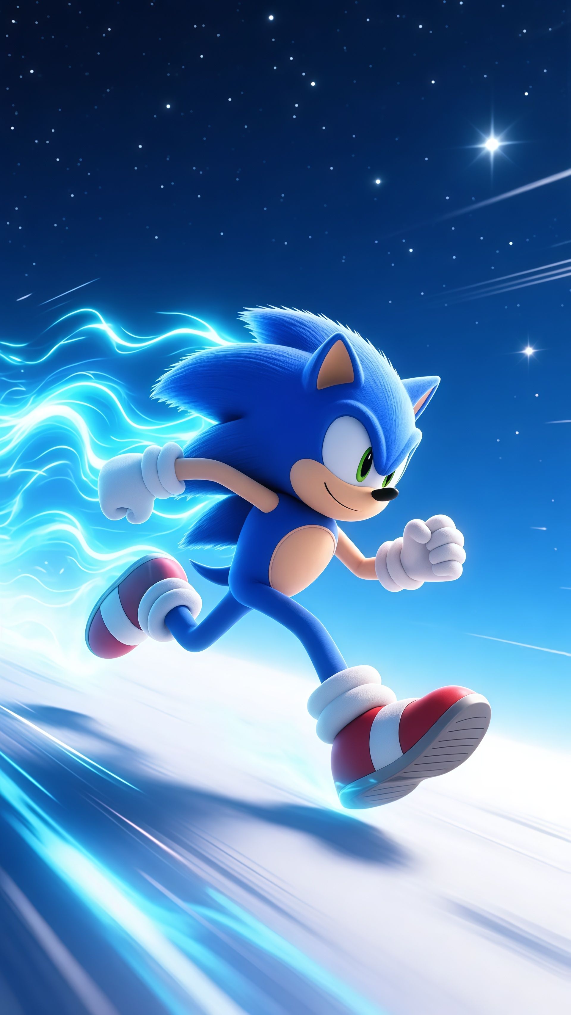 High-Speed Sonic The Hedgehog Blue Streak Wallpaper 2 iphone_14_pro